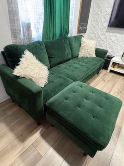 Emerald green Couch