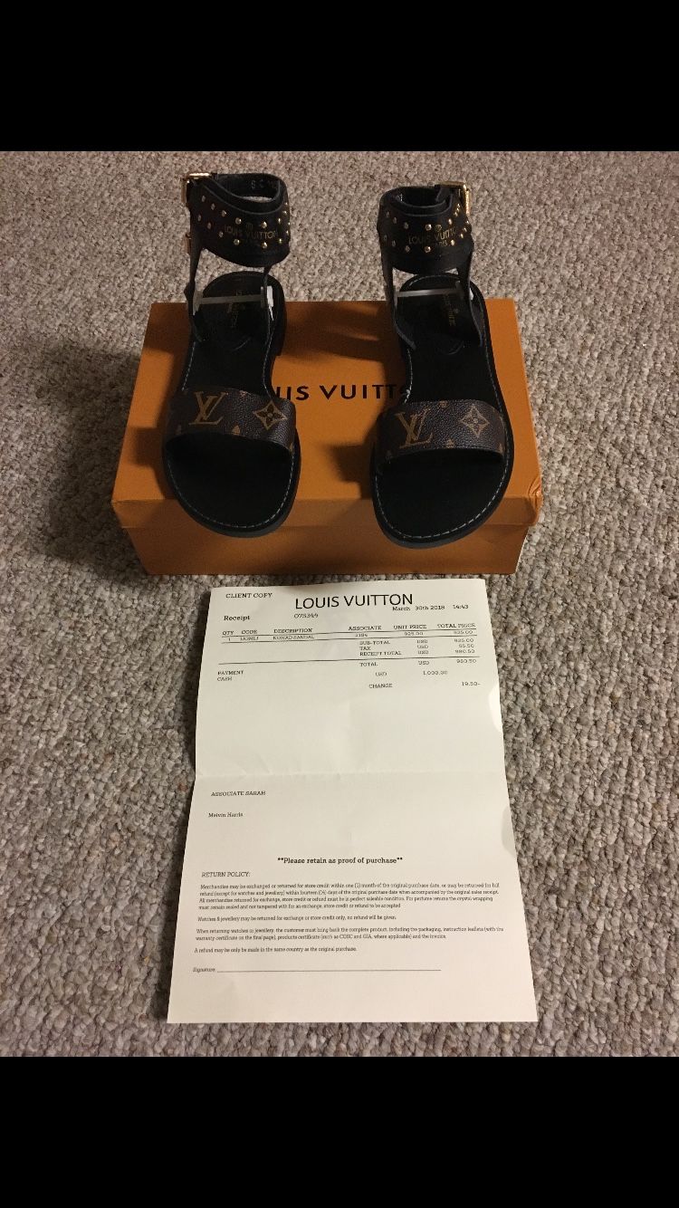 Louis Vuitton nomad sandals for Sale in Miami Gardens, FL - OfferUp