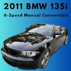 2011 BMW 135i 6-Speed Manual Convertible