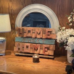 HOME SWEET HOME KEY RACK AND SHELF