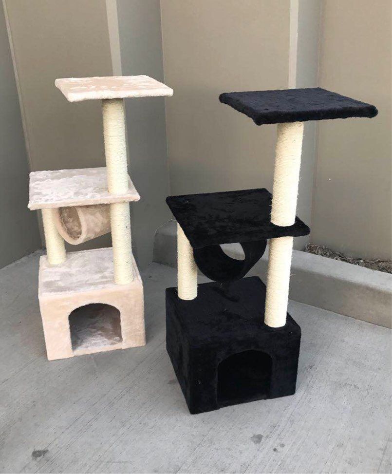 New in box 36 inches tall cat tree tower house scratcher scratching play post pet furniture beige or black color $20 each