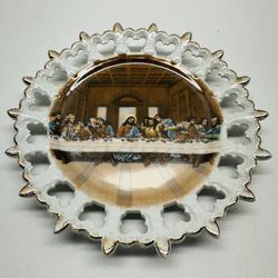 Vintage “The Last Supper” - Gold Trim 8” 
