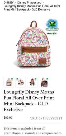 Brand NewDisney Loungefly Pua Backpack