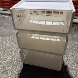 roll around 3 tier cart handy for storage