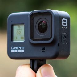 GoPro HERO8 Black Waterproof Action Camera with Touch Screen 4K Ultra HD Video 12MP Photos 1080p Live Streaming Stabilization