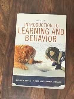 Psychology Book: Introduction to Learning and Behavior