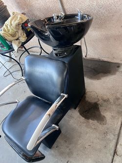 Salon Shampoo Chair & Backwash Unit