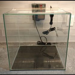 15 gallon rimless cube aquarium