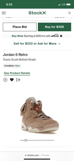 Retro 6 Travis Scott