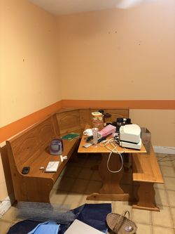 Dining Room Booth With Table OBO