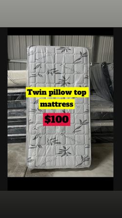 Twin pillow top mattress