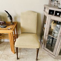 Antique Wooden Studded Chair