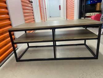 Industrial style coffee table