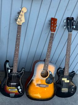 Lot of 3 Used Guitars