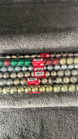 Christmas Ball Ornaments Set –  7 Pack