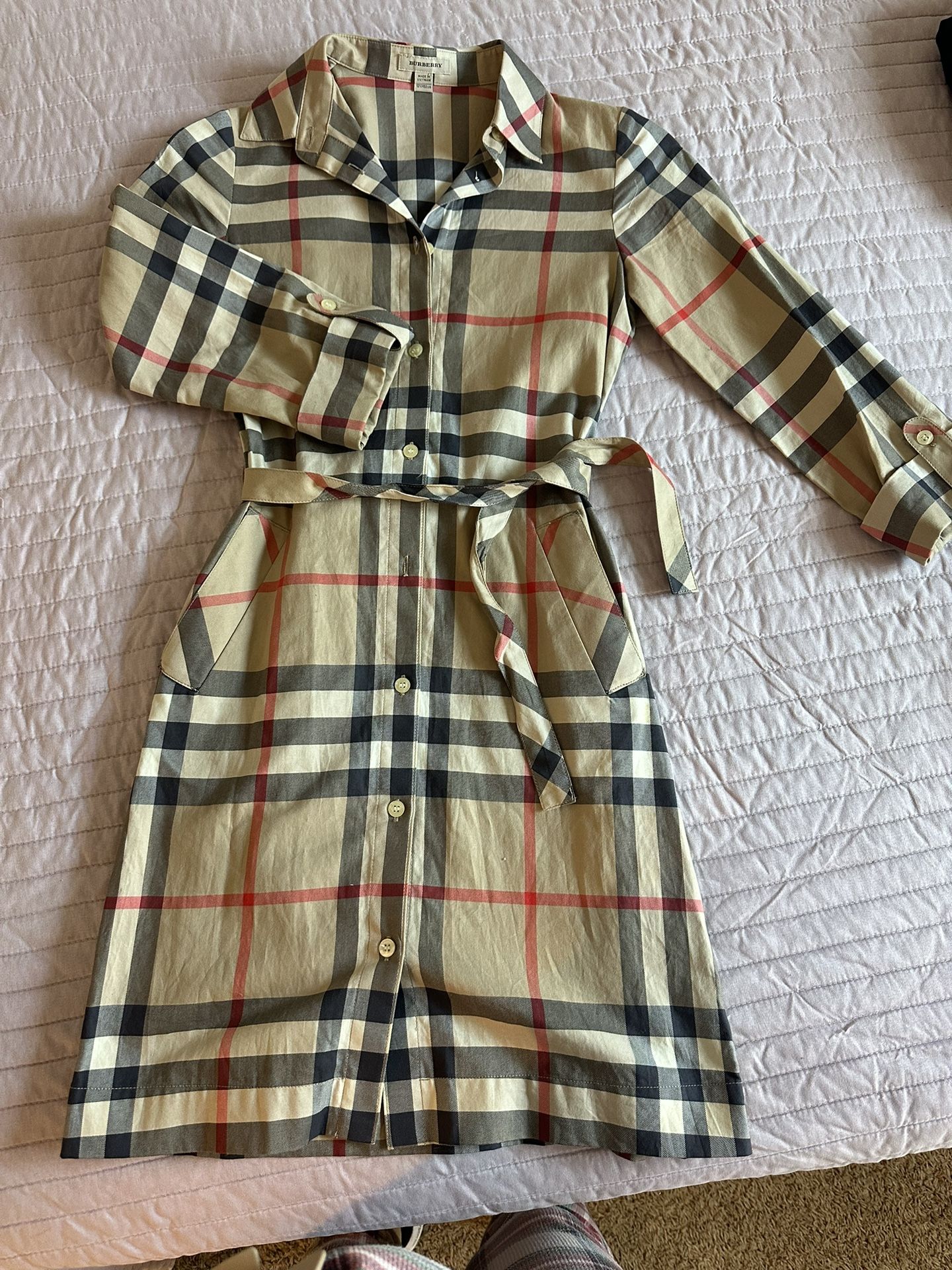 NEW Burberry Girl’s Dress - Size 12 - Original/Authentic