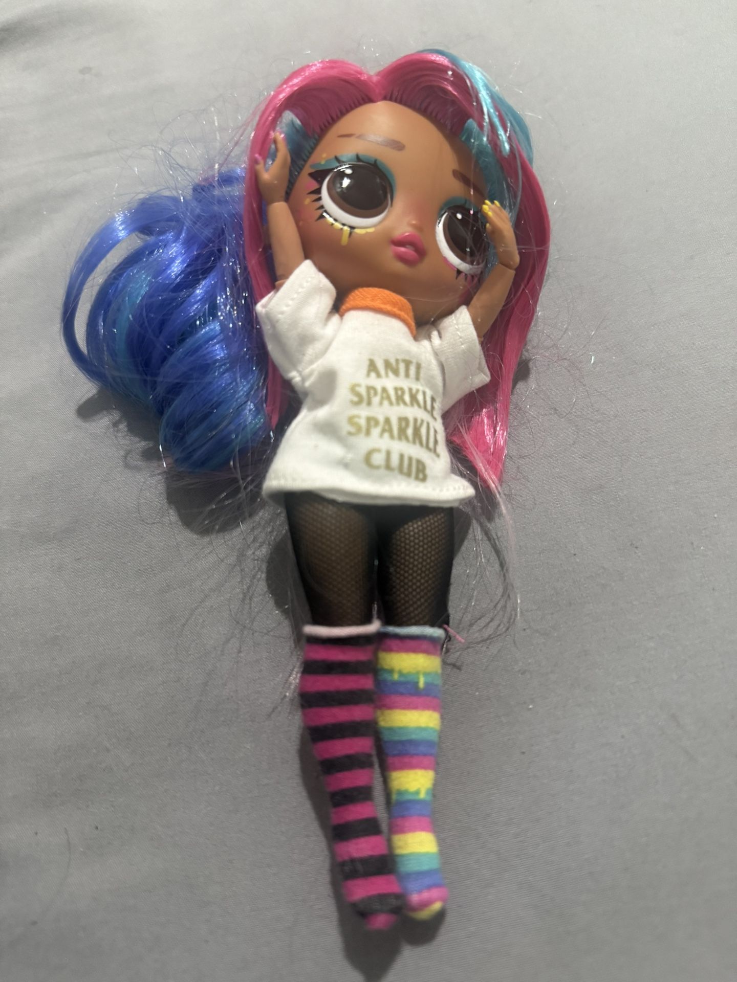 LOL OMG Tweens Surprise Doll Emma Emo 7" Tall with Clothes & Socks