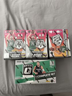 Basketball Cards (Optic Complete Sets and Mosaic Blasters 2020-2021)