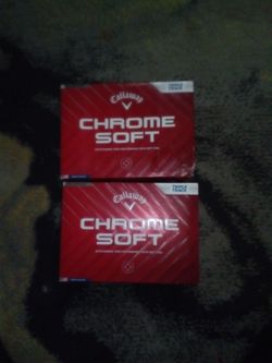 Brand new Callaway Chrome Soft Triple Track Golf Balls