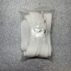 Adio Flat Fat Shoe Laces White Skateboard Skater Style