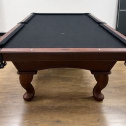 8ft Cherry Olhausen Pool Table W/Pro Delivery & Installation