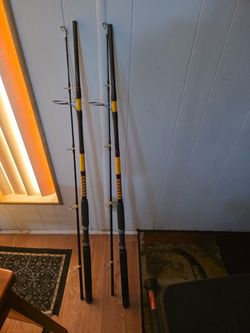 Two ugly stik big water fishing poles