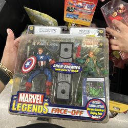 Marvel Legends Face Off 2 Pack Captain America And Red Skull