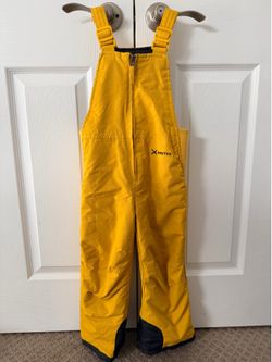 Arctix Kids Insulated Snow Bib Overalls - Mustard Yellow (Size 4T)