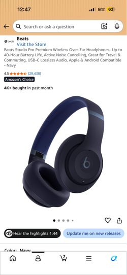 Beats Studio Pro headphone