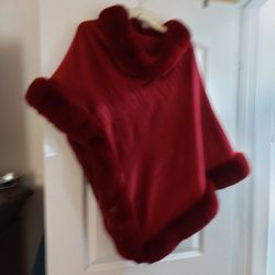 GORGEOUS Christmas PONCHO