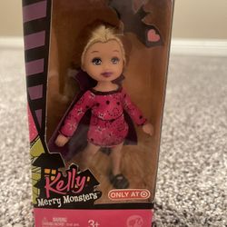 Barbie- Kelly Merry Monsters-Kelly Halloween-Doll Never Removed From Box