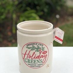 NWT Ashland Christmas Lantern Candle Holder Cutout Stars