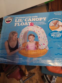 Ice cream cone cutie little canopy float