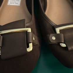 Flats size 11 brown 