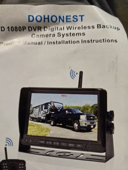 1080 P HD  digital wireless backup camera system
