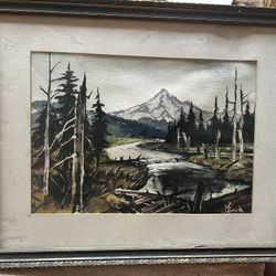 ORIGINAL OLD OIL PAINTING *  In Antique Frame