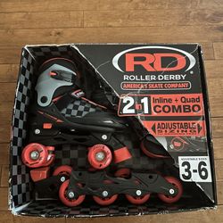 ROLLER DERBY COMBO SKATES 