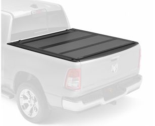 RealTruck BAK BAKFlip MX4 Hard Folding Truck Bed Tonneau Cover | 448226 | Fits 2020-2026 Ram 1500 (New Body Style) Works With Multi-Function (Splitgat