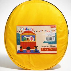 Playbees Kids Puppet Show Play Tent – Toddler Toy Ages 2+ (NEW)