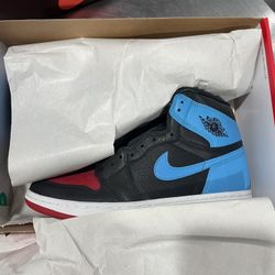 Jordan 1 Retro High "NC to Chi" Sz. 10.5