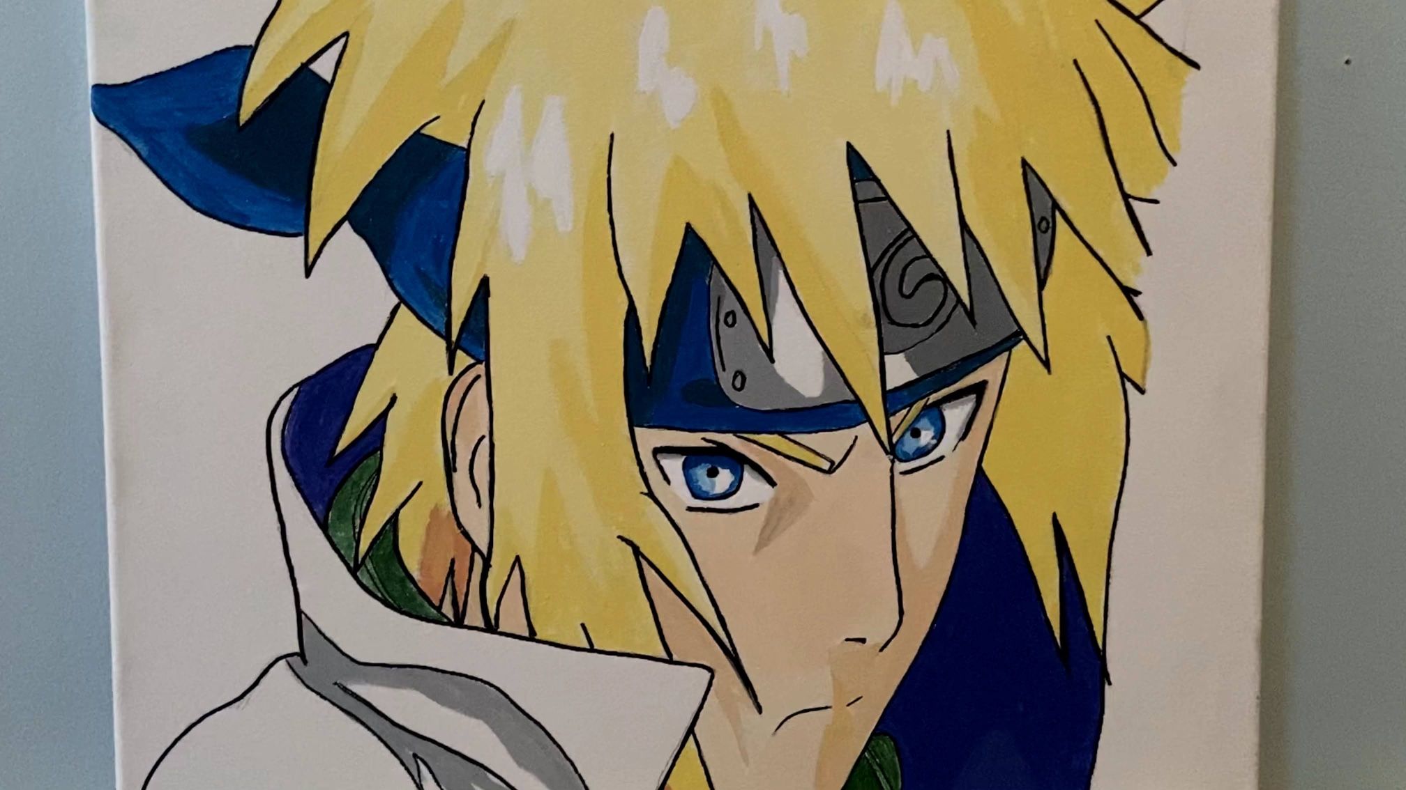 Naruto Anime Minato Painting