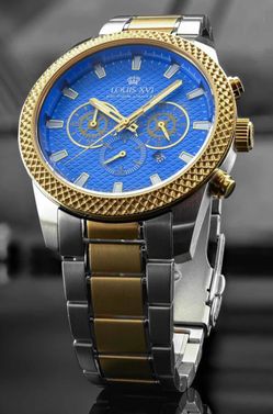FATHER'S DAY SALE 10% OFF BRAND NEW LOUIS XVI CHRONOGRAPH MIRAGE SWISS MADE