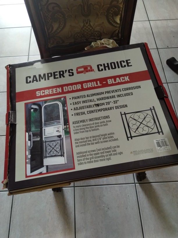SCREEN DOOR GRILL For RV SCREEN DOOR 