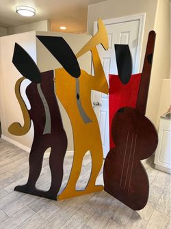 Room Divider Music Trio Accent Piece