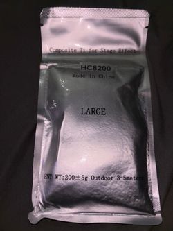 Indoor and outdoor powder sparklers
