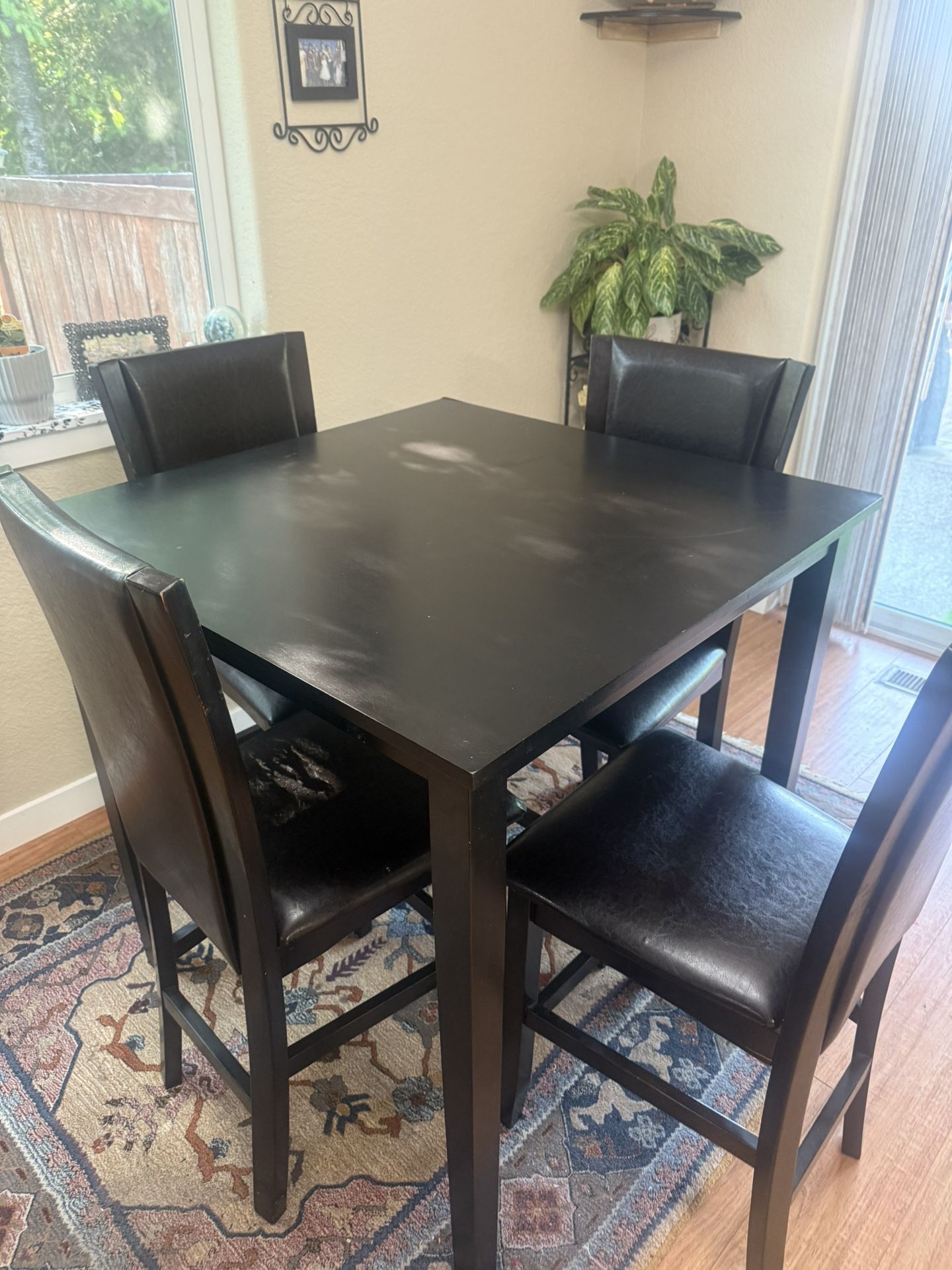 Kitchen Height Dining Table And Chairs
