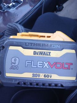 Flex volt 9ah 60 volt