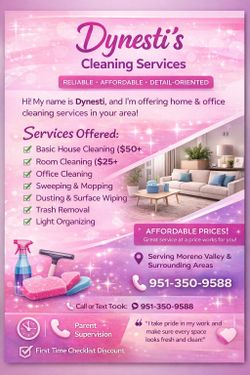Book for reliable and affordable cleaning services