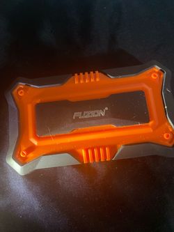 Fuzion Fingerboard Deck Plate Orange Gray jewelry scale