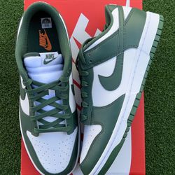 Nike Dunk Low Michigan State Size 11 Mens Brand New